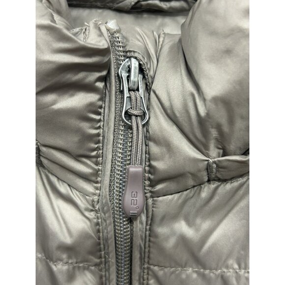 HEATKEEP Packable Down Puffer Jacket Womens XXL 2XL Taupe Tan Full Zip Coat - Picture 5 of 12